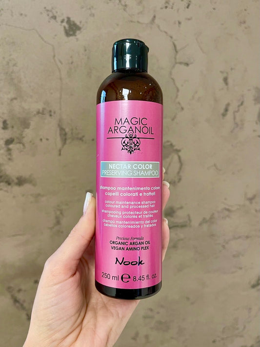 Nook Magic Arganoil NECTAR COLOR šampūnas dažytiems plaukams