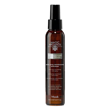 Nook magic arganoil EXTRA VOLUME apimties suteikiantis purškiamas pienelis